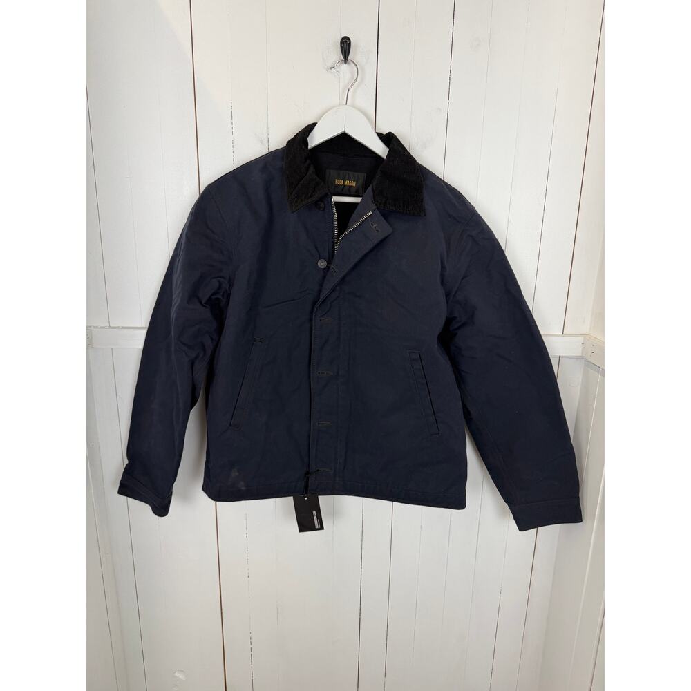 Buck Mason Blue Waxed Canvas Jacket